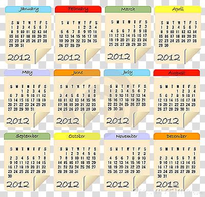 Calendario ,  calendar lists transparent background PNG clipart