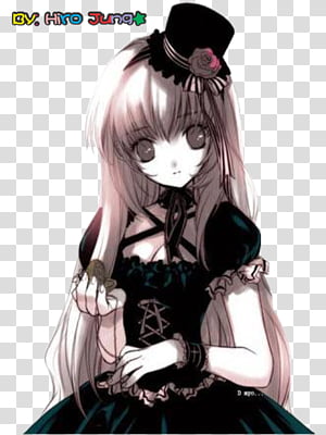 Gothic anime girl, lolita fashion, dress, red eyes, tiara, long hair, Anime,  HD phone wallpaper | Peakpx