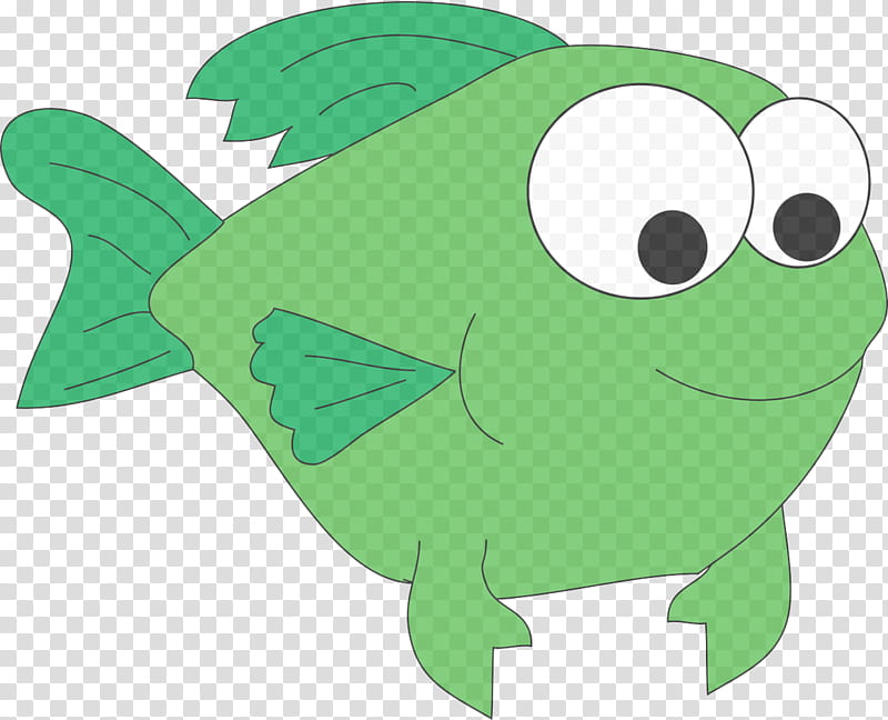 green cartoon leaf fish transparent background PNG clipart