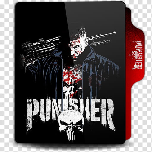 The Punisher Series Folder Icon , Punisher  transparent background PNG clipart