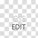 Gill Sans Text Dock Icons, CSSEDIT, grey line illustration transparent background PNG clipart