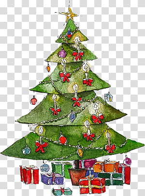 Christmas tree, Christmas Decoration, Oregon Pine, Colorado Spruce, Christmas Ornament, Christmas 
, Christmas Eve, Holiday Ornament transparent background PNG clipart thumbnail