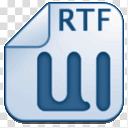 Albook extended blue , RTF logo illustration transparent background PNG clipart
