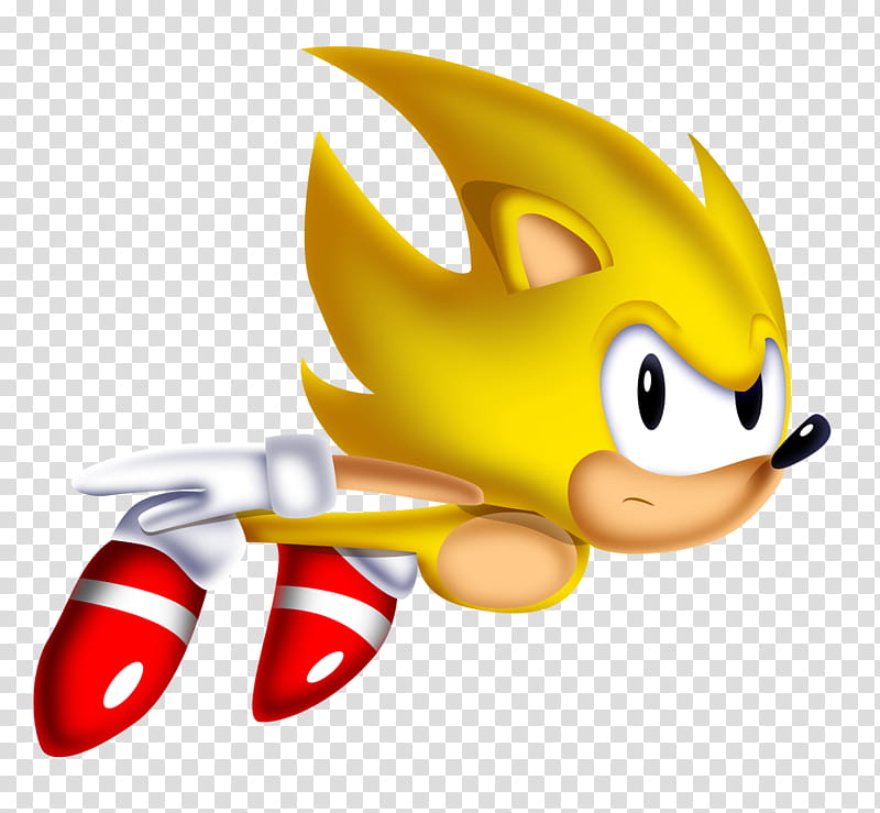 Sonic Pose Thing, Super Sonic character illustration transparent background  PNG clipart