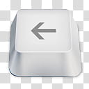 Keyboard Buttons, white left arrow computer keyboard key illustration transparent background PNG clipart