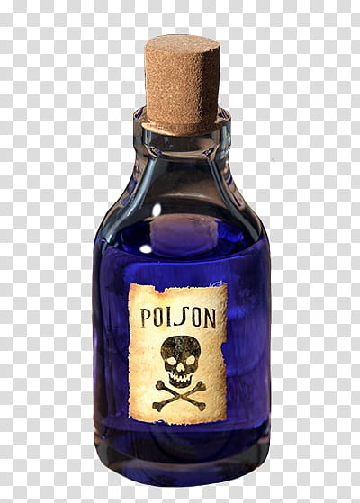 wonderland, blue poison bottle art transparent background PNG clipart
