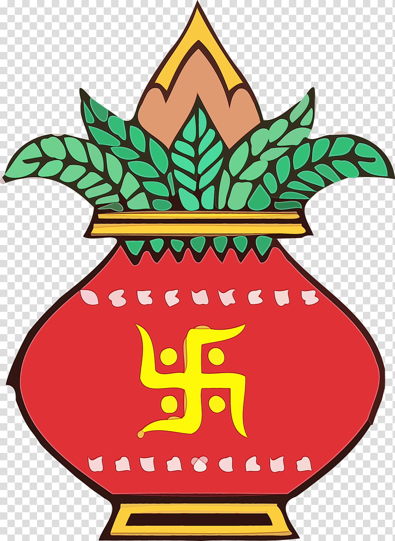 symbol emblem, Ugadi, Yugadi, Hindu New Year, Watercolor, Paint, Wet Ink transparent background PNG clipart