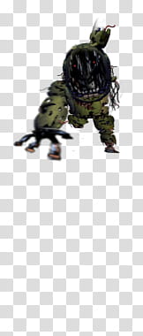 Withered Springtrap Attacks! transparent background PNG clipart