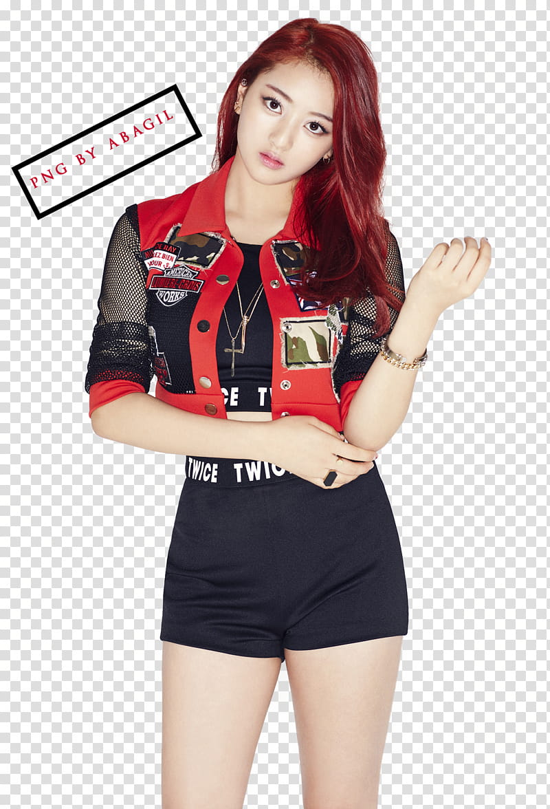Twice Jihyo transparent background PNG clipart