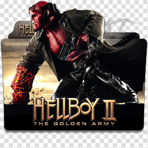 Hellboy   Collection Folder Icon , Hellboy  Golden Army v transparent background PNG clipart