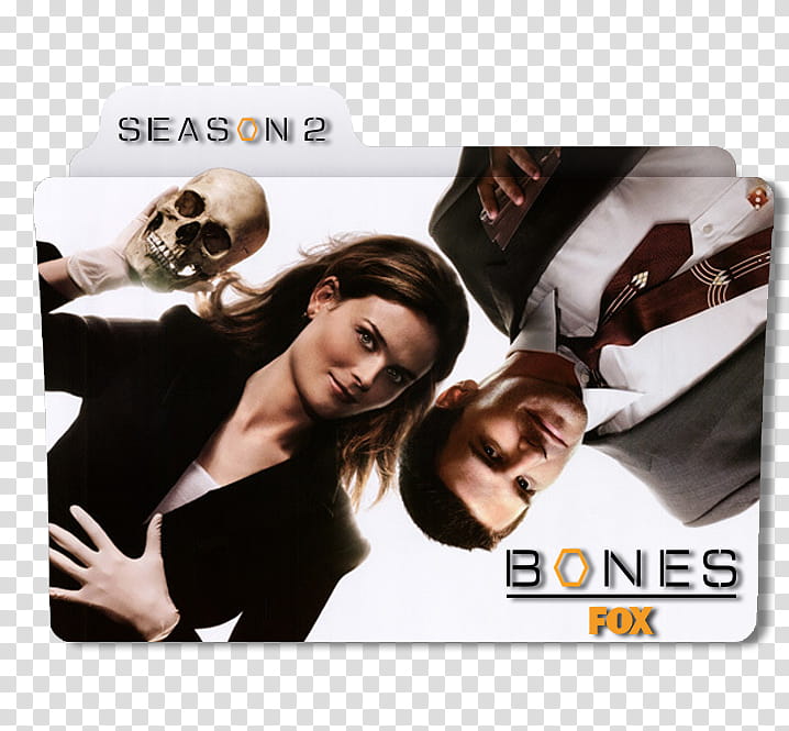 Bones Serie Folder, Bones Fox season  movie case cover transparent background PNG clipart