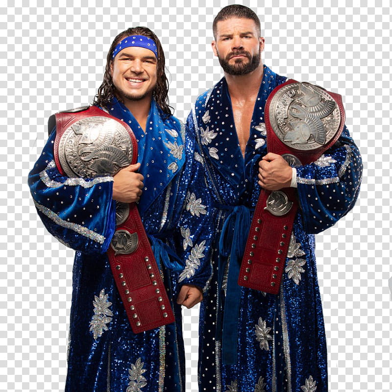 Gable And Roode RAW Tag team Champions transparent background PNG clipart