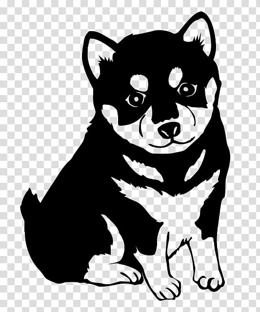 Shiba Inu, Puppy, Pet, Silhouette, Animal, Paw, Puppy Face, Drawing transparent background PNG clipart