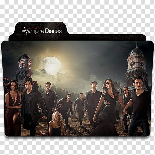 The Vampire Diaries TV Folders, Season  icon transparent background PNG clipart