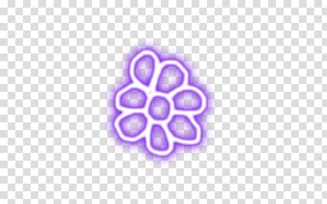 Lights Hechos X Mi, purple neon graphic flower transparent background PNG clipart