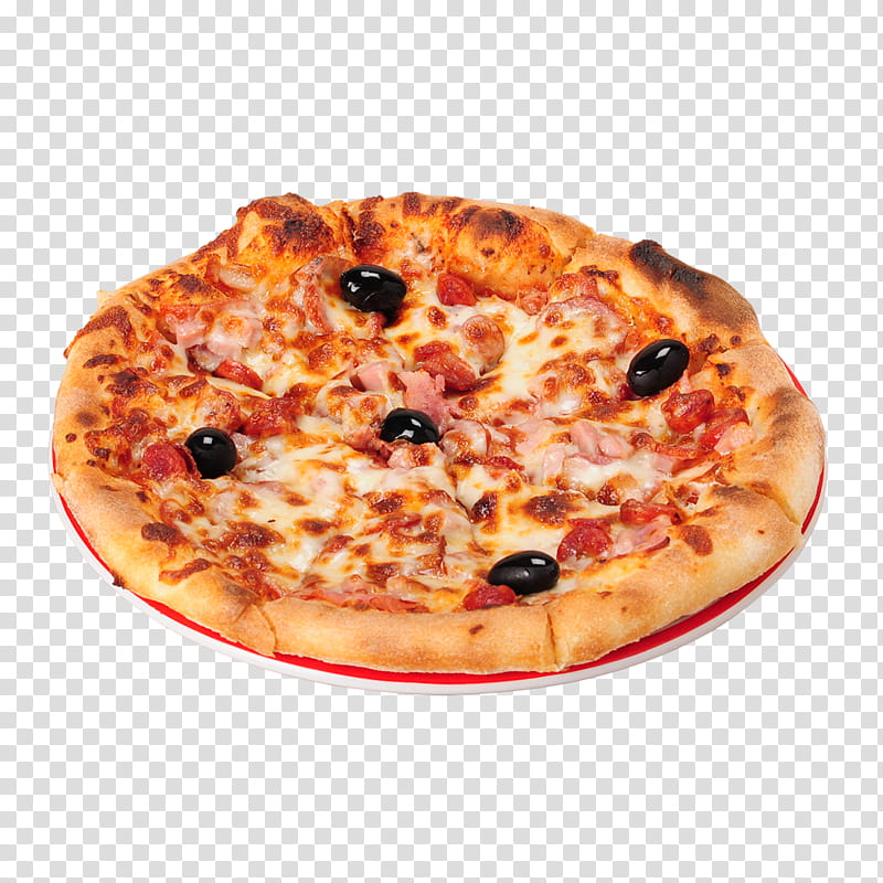 Pepperoni Pizza, Salami, Sicilian Pizza, Bacon, Ham, Cheese, Tomato Paste, Food transparent background PNG clipart