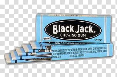 chewing gums, Black Jack chewing gum transparent background PNG clipart