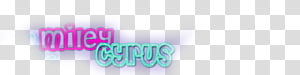 Miley Cyrus Text transparent background PNG clipart thumbnail