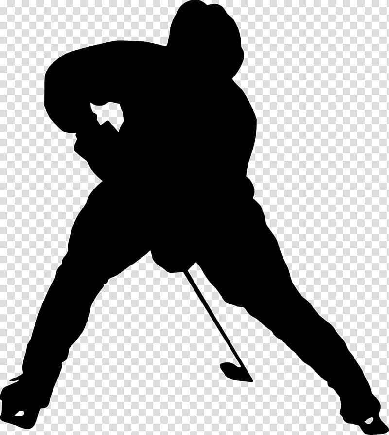 Ice, Silhouette, Ice Hockey, Hockey Sticks, Sports, Standing, Joint, Leg transparent background PNG clipart
