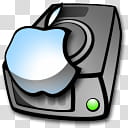 kearone Comicons, harddrive apple transparent background PNG clipart