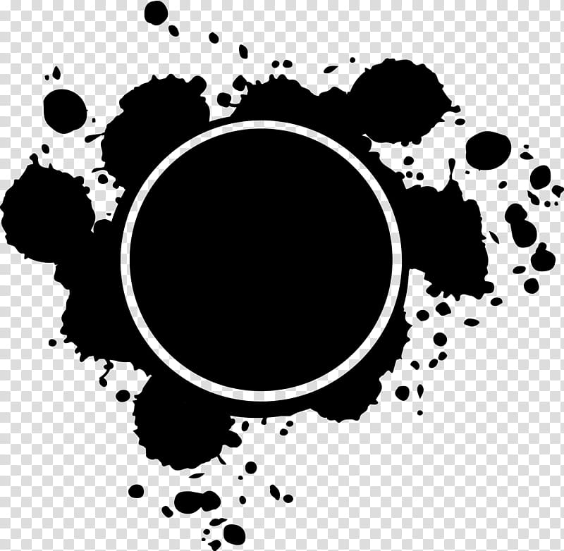 Shape  Blood Circle, black stain transparent background PNG clipart