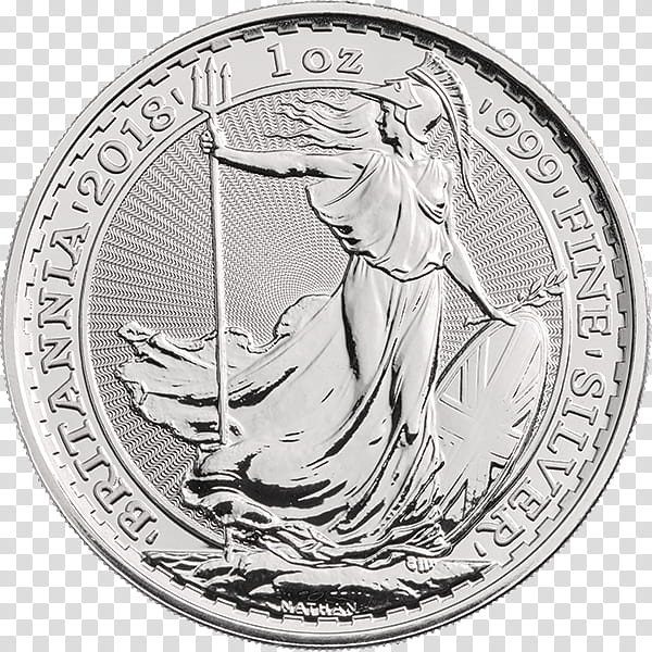 Cartoon Gold Medal, Royal Mint, Britannia, Bullion Coin, Silver, Britannia Silver, Silver Coin, APMEX transparent background PNG clipart