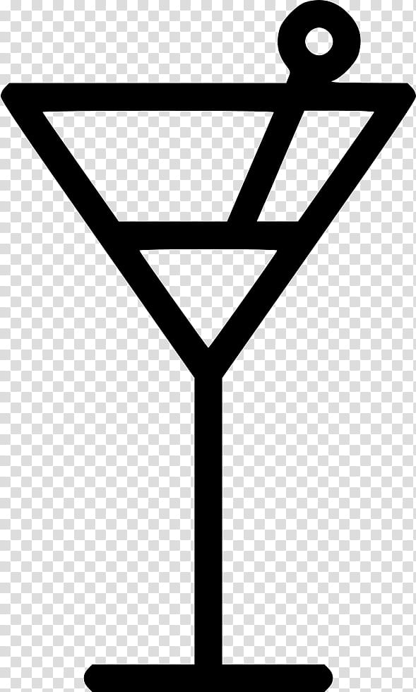 Cocktail, Martini, Cocktail Glass, Drink, Bar, Line, Symbol, Sign transparent background PNG clipart