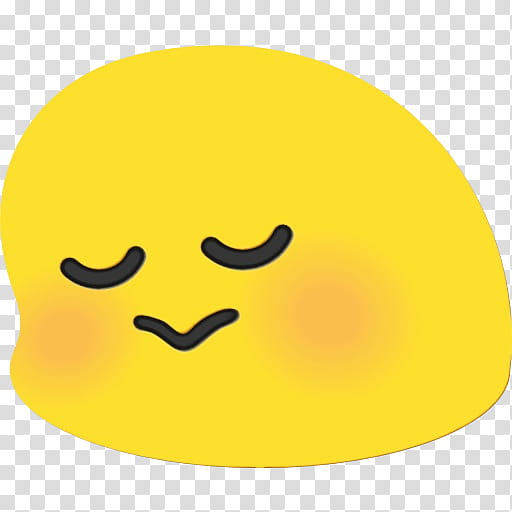 Happy Face Emoji, Smiley, Emoticon, Blob Emoji, Discord, Sticker, Kaomoji, Yellow transparent background PNG clipart