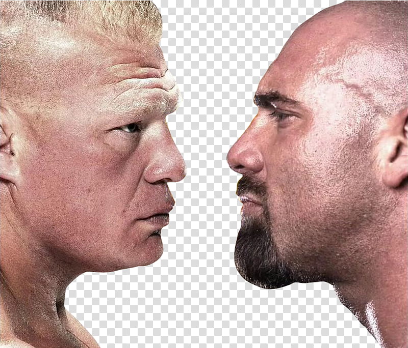 Brock Lesnar and Goldberg Royal Rumble  transparent background PNG clipart