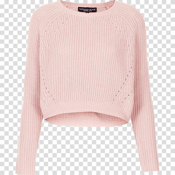Aesthetic pink mega , pink knit sweater transparent background PNG clipart