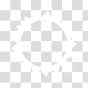 White Symbols Icons, Soleil, round white sun logo transparent background PNG clipart
