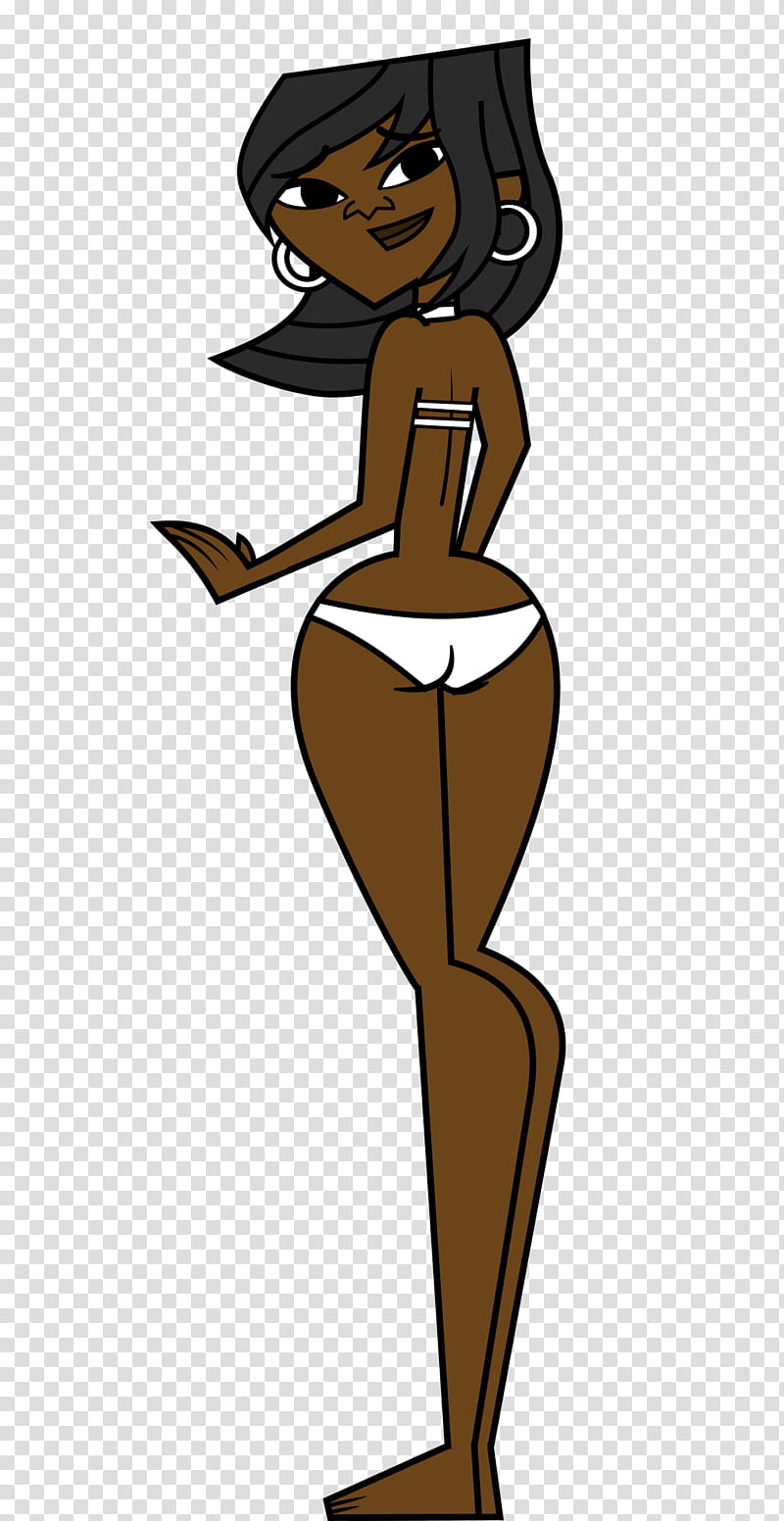 Jasmine Swimsuit black haired woman in white bikini cartoon