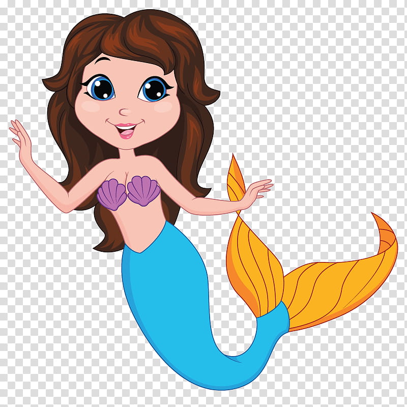 Little Mermaid, Cartoon transparent background PNG clipart