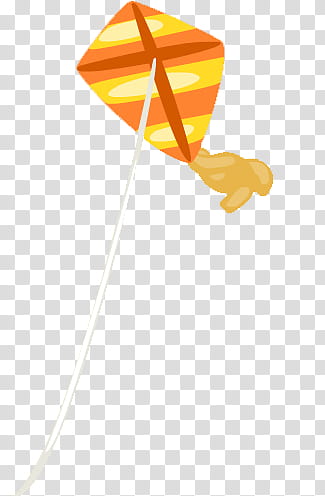 orange and yellow kite art transparent background PNG clipart