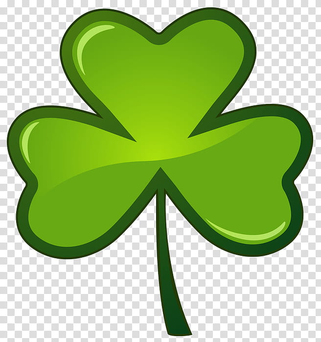 Saint Patricks Day, Shamrock, Fourleaf Clover, Green, Symbol, Plant transparent background PNG clipart