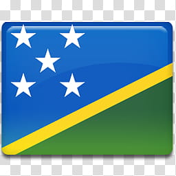 All in One Country Flag Icon, Solomon-Islands-Flag- transparent background PNG clipart