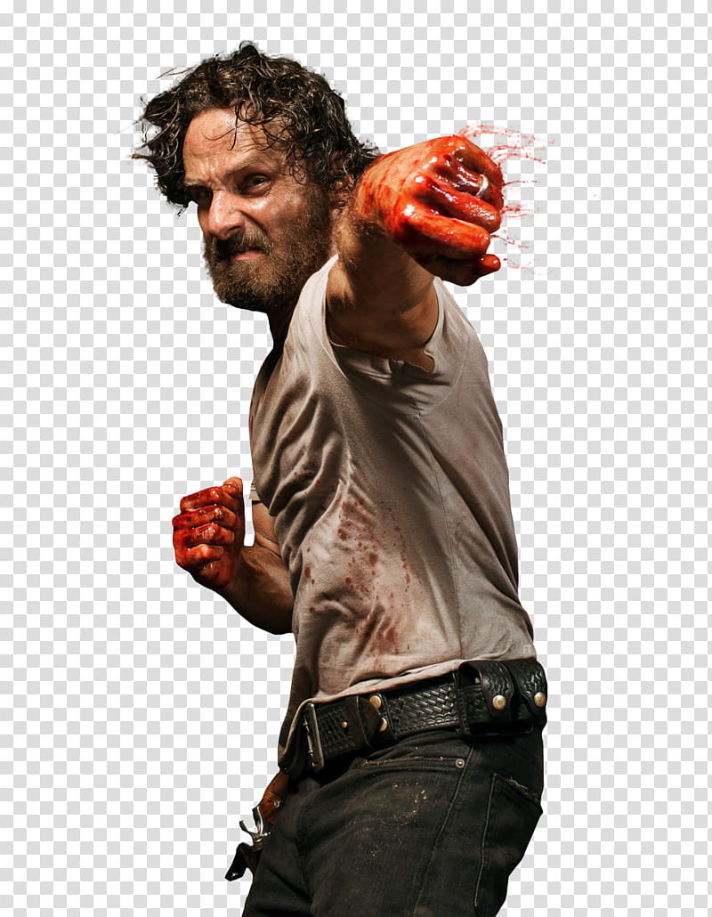 The Walking Dead , Andrew Lincoln transparent background PNG clipart