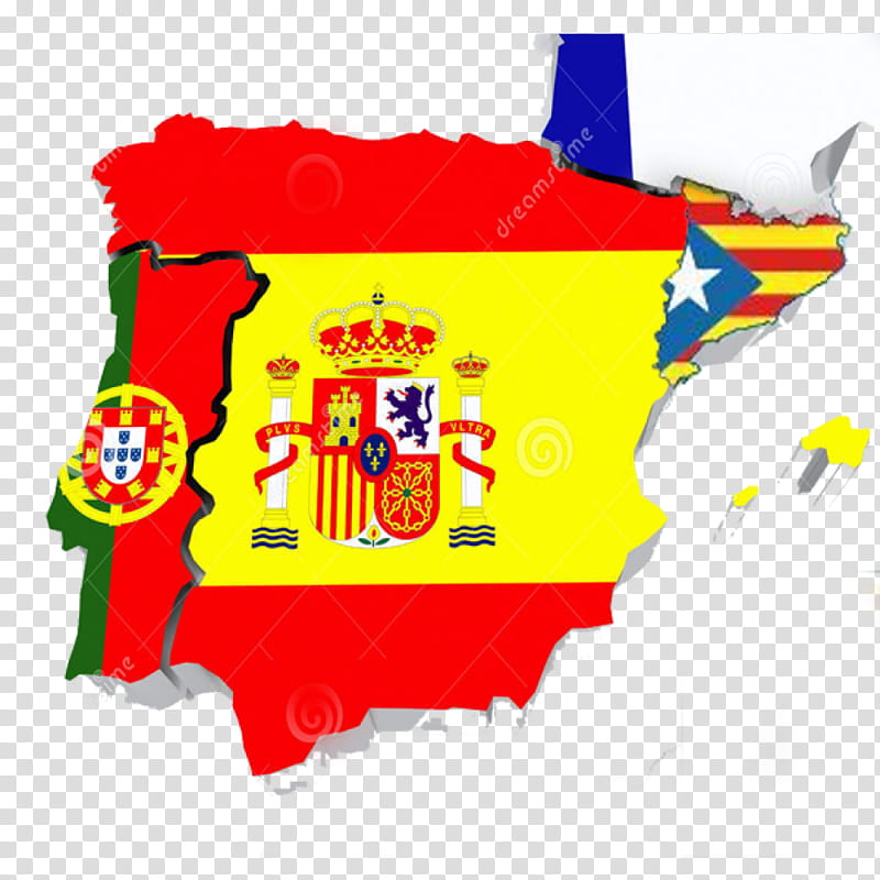 Flag, Spain, Portugal, Map, National Flag, Flag Of Spain, World Map, Red transparent background PNG clipart