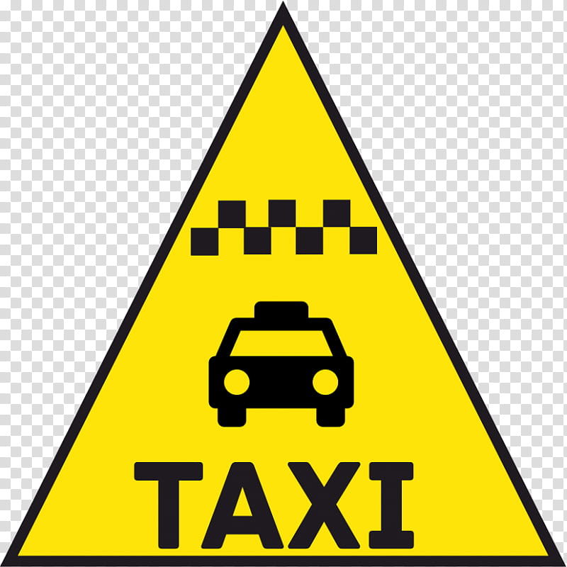 Taxi Yellow, Logo, Symbol, Sign, Text, Signage, Triangle, Traffic Sign transparent background PNG clipart