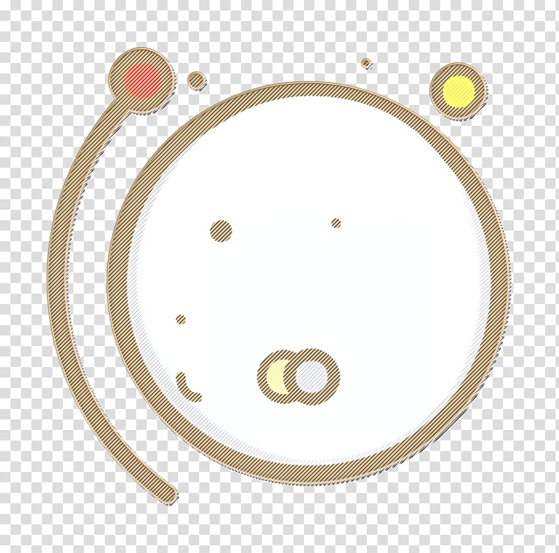 planet icon pluto icon space icon, Telestial Icon, Univearse Icon, Circle, Beige, Smile transparent background PNG clipart