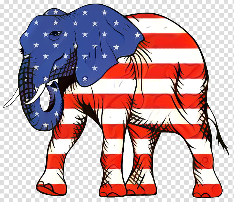 Indian Flag, United States, Flag Of The United States, Elephant, Tshirt, Republican Party, Indian Elephant, African Elephant transparent background PNG clipart