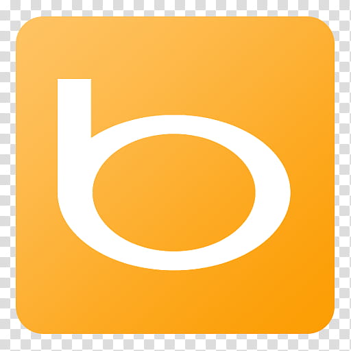 Flat Gradient Social Media Icons, Bing, beige b logo transparent background PNG clipart
