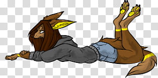Anthro Colored Pose For Twd transparent background PNG clipart