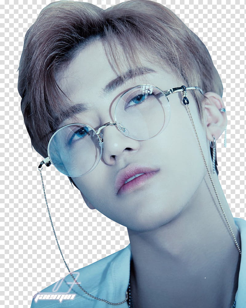 NCT DREAM GO , man wearing eyeglasses transparent background PNG clipart
