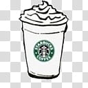 de, Starbucks disposable cup iluustration transparent background PNG clipart