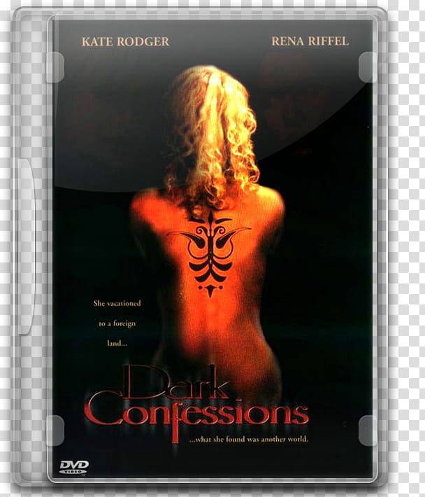Dark Confessions  DVD Case Icon transparent background PNG clipart