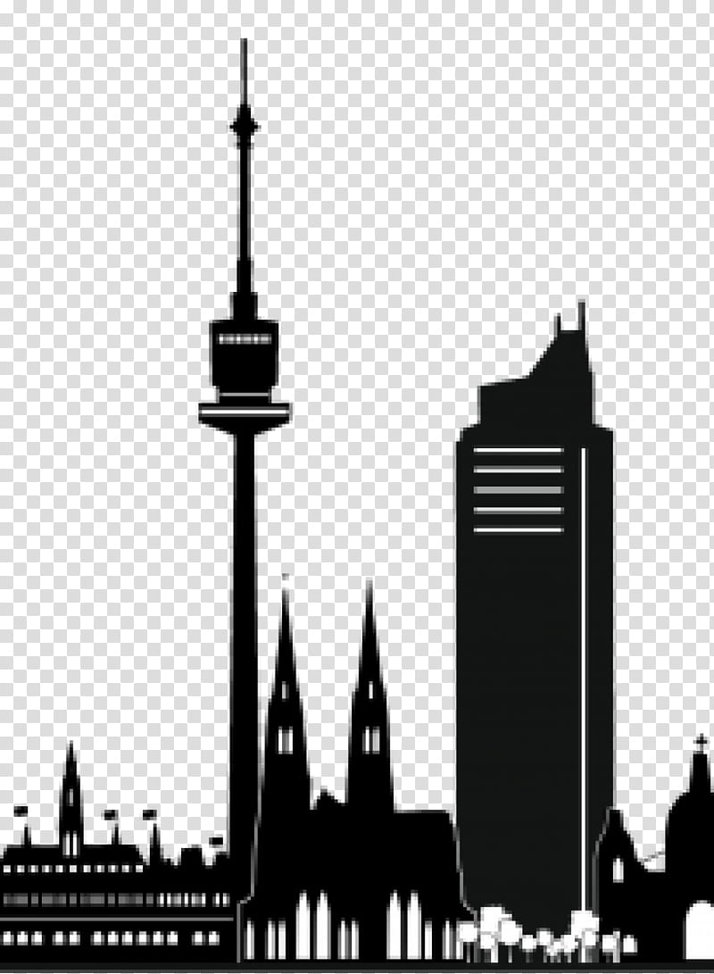 City Skyline Silhouette, Vienna, Spire, Building, Steeple, Landmark, Human Settlement, Metropolis transparent background PNG clipart