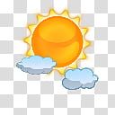 WSI Weather Icons As Seen on TV, Mostly Clear Day transparent background PNG clipart