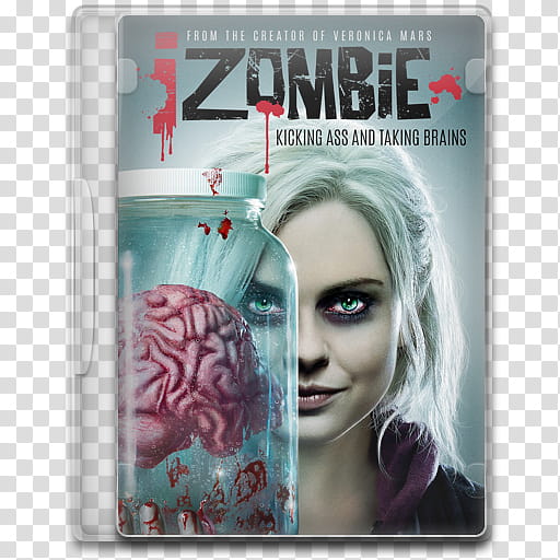 TV Show Icon Mega , iZombie, I Zombie disc case transparent background PNG clipart