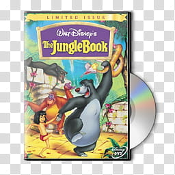 Disney Classics DVD, junglebook icon transparent background PNG clipart